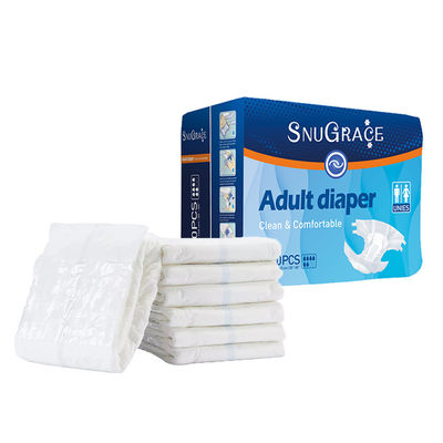 Soft Nowoven Frabic Top Sheet Adjustable Adult Diapers for Elderly in Large Quantity