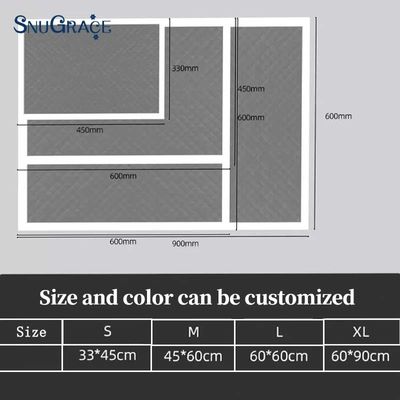 Sustainable 60x90 Disposable Super Absorbent Pet Pee Pads for Comfortable Training