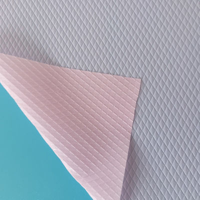 Pink Diaper PE Film Prismatic Pattern Sanitary Napkin Backsheet