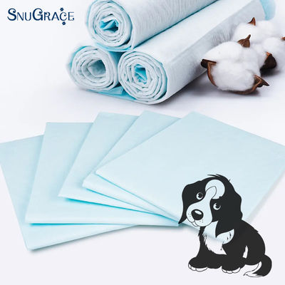 SnuGrace Pet Urine Pads from XS-XXXL Sizes Fluff Pulp SAP Non Woven Fabric Tissue PE