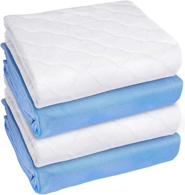 Reusable Incontinence Protection with Plain Woven Microfiber Washable Adult Bed Pad
