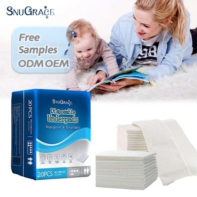 Freely Samples Offered Disposable Underpad for Elderly Adult Bed Pads