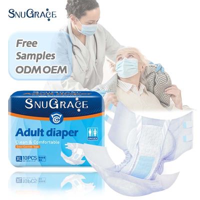 SNUGRACE Diaper Samples Freely Offered for Incontinent Persons in Hospitals and Homes