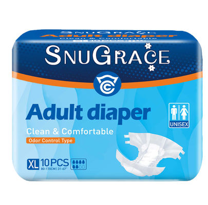Soft Breathable Disposable Adult Diapers for Hospital Incontinence 6000ml Absorbent