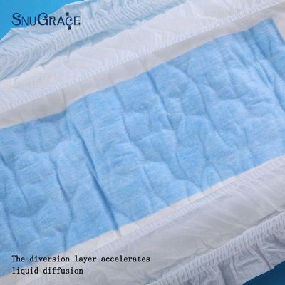 Disposable Adult Diapers Odm Oem High Absorption Anti-Leak 3D Prevention Channel