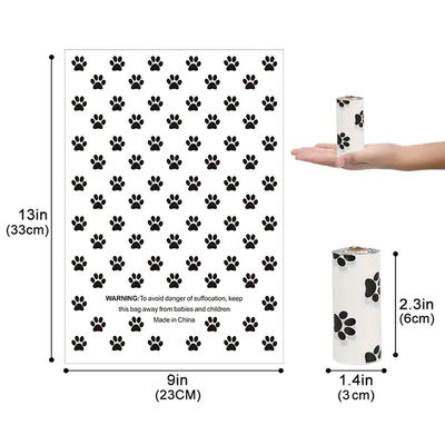 Pet Poop Bag Biodegradable Custom Label Dog Poop Waste Disposal Bag