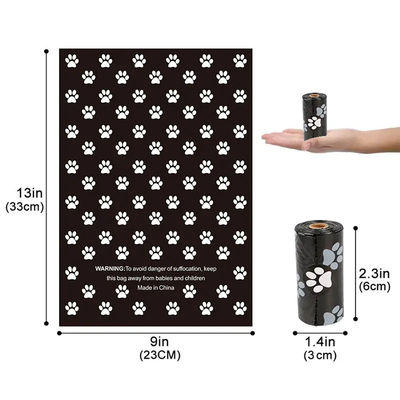 Pet Poop Bag Biodegradable Custom Label Dog Poop Waste Disposal Bag