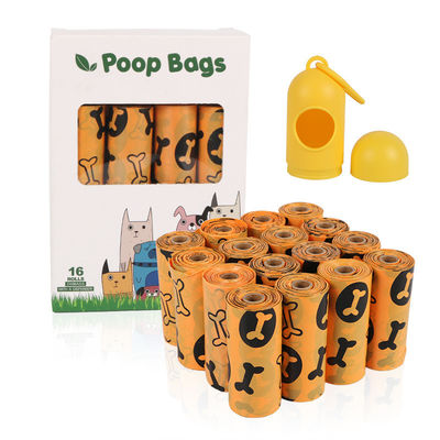 Customized Portable Durable Blue Waterproof Scented Pet Cat Waste Garbage Poop Bags