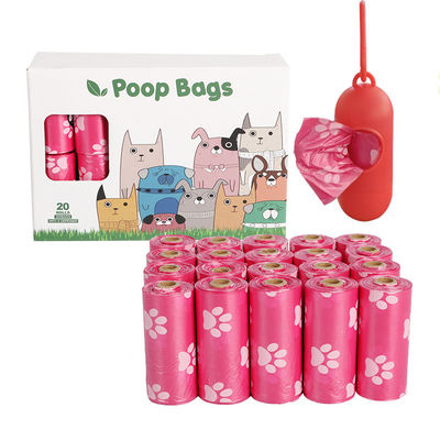 Customized Design Biodegradable Compostable Dog Waste Bag Dispenser with Printed Logo
