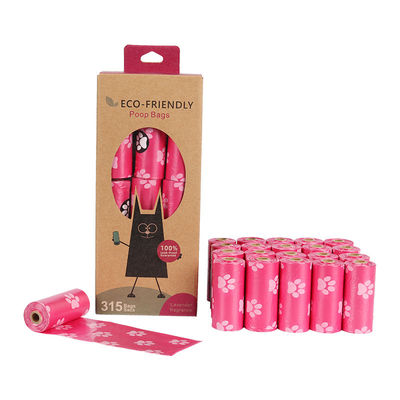 Customized Design Biodegradable Compostable Dog Waste Bag Dispenser with Printed Logo
