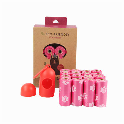 Customized Design Biodegradable Compostable Dog Waste Bag Dispenser with Printed Logo