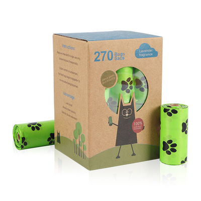 Customized Design Biodegradable Compostable Dog Waste Bag Dispenser with Printed Logo