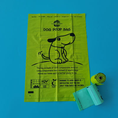 Custom Printed Corn Starch Dog Poop Bag Eco Friendly Dog Poo Bags Scented Compostable