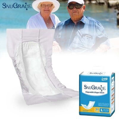 Unisex SnuGrace Wholesome Adult Disposable Diaper Pad with Thickened and Dry Surface
