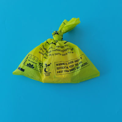 Clean-up Made Easy Biodegradable Cornstarch Plastic Dog Poop Bags with Custom Printing