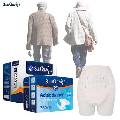Disposable Soft Breathable Absorption SnuGrace Night Diaper for Elderly and Unisex Adults