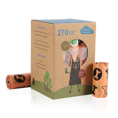 Customize Your Dog's Waste Management Biodegradable Dog Poo Bag Roll from Corn Starch