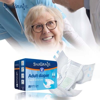 SnuGrace Newly Upgraded Deodorizing Adult Diapers for Elderly Women Breathable Waist
