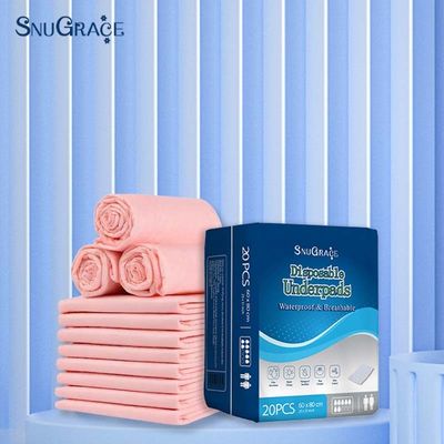 Printed Adult Care Disposable Underpad for Customer's Requirement Waterproof Bed Pad