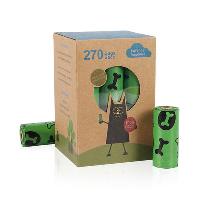 Customized Design 100% Eco Friendly Biodegradable Material Pet Waste Dog Poop Bag