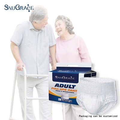 80g-190g SnuGrace Disposable Adult Diaper with Urine Display and Anti Odor Pull Up Pants