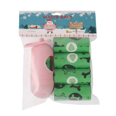Custom Size Accepted Dog Waste Bag with Dispenser and Environmentally Friendly Material