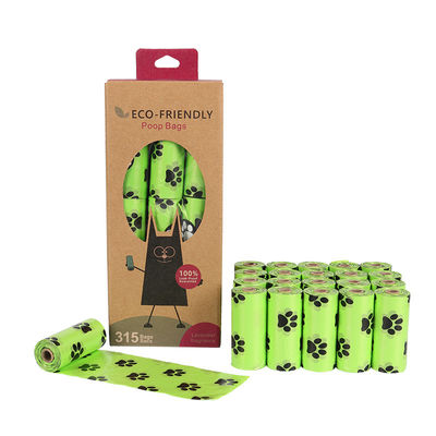 Customized Black Corn Starch Fully Compostable Disposable Pet Biodegradable Dog Poop Bag