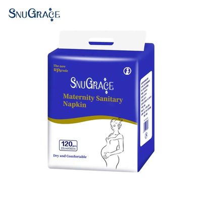 Maternity Cleaning Products SnuGrace Wingless Disposable Postpartum Pads Free Samples