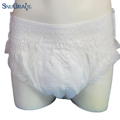 Fluff Pulp Disposable Adult Pull Up Pants Diaper Elderly Breathable Comfortable Oem