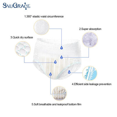 Customizable Printed Design SAP Diaper Production with High Absorption at Affordable