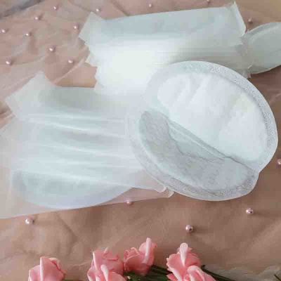 Custom Print Fluff Pulp SAP Non Woven Fabric Disposable Breast Pads for Private Label