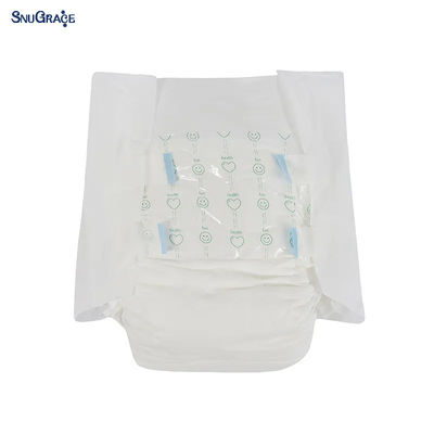 3D Leak Prevention Channel Firm and Safe Disposable Adult Diapers with PP Stickers