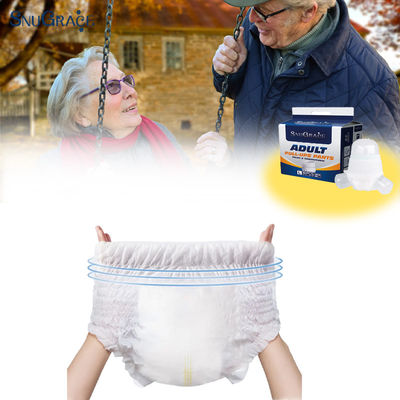 Unisex Printed Disposable Adult Diapers with Extra Thick and Super Absorbent Material