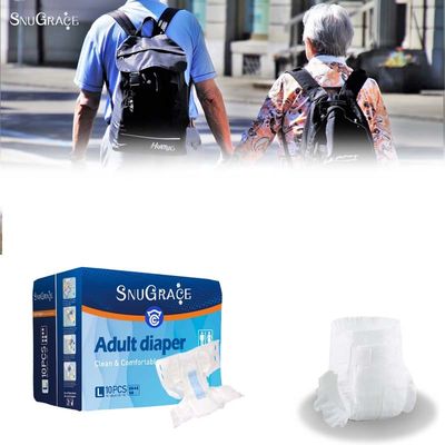 3D Leak Prevention Channel Disposable Adult Diaper Wholesaler Breathable Hypoallergenic