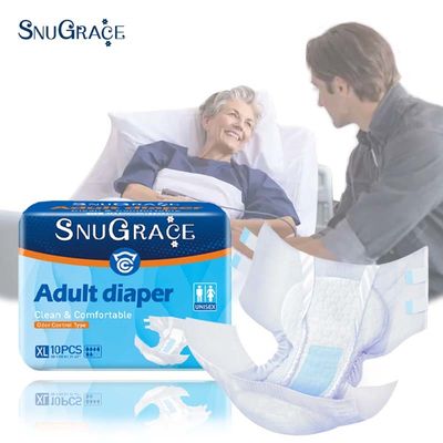 SNUGRACE Adult Diaper Offers Free Samples for Fast Absorption and 75g-150g Fluff Pulp