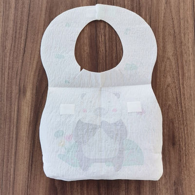Printed Non Woven Fabric Disposable Waterproof Eating Bibs for Childrens and Babies