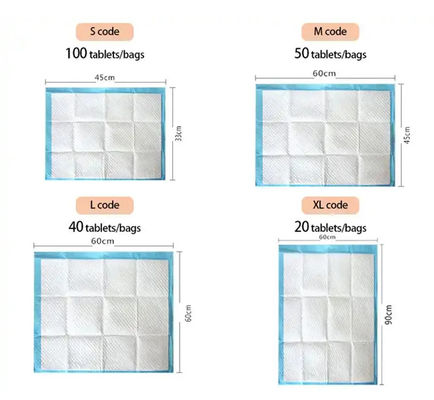 Free Sample Core 6Ply Disposable Bed Pads Super Absorbent Under Pad for Adult Underpad