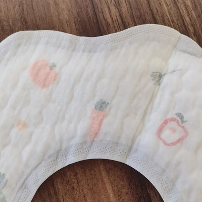 Custom Printed Non-woven Baby Bibs with Waterproof Design and Elastic Band BB-01