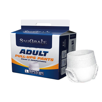 SNUGRACE Adult Diaper Panties for Incontinence Plain Woven and Pull Up Nappy Pants