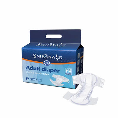 Soft Disposable Adult Diaper with High Absorption and Leak Guard in Customized Colors