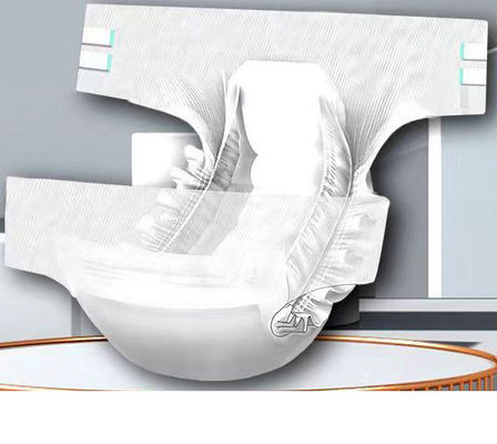 Soft Disposable Adult Diaper with High Absorption and Leak Guard in Customized Colors