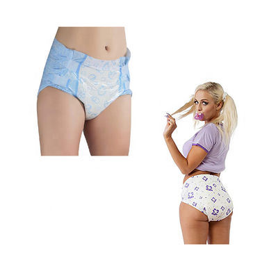 Wholesome Disposable ABDL Adult Diaper Fluff Pulp and Cute Cartoon Print Included