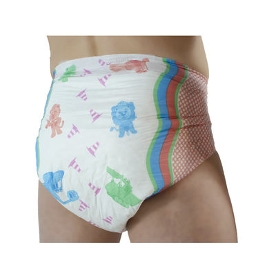 OEM Custom Disposable Adult Diaper with Fluff Pulp and 800ml-1500ml Absorbency