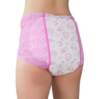 High Absorbency 800ml-1500ml ABDL Adult Diaper Customized Cute Design with Fluff Pulp