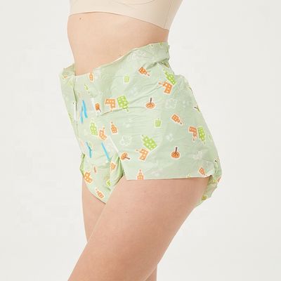 High Absorbency 800ml-1500ml ABDL Adult Diaper Customized Cute Design with Fluff Pulp