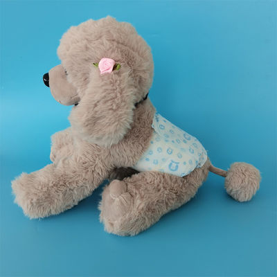 Customized Color Disposable Dog Diapers Magic Tapes and Absorbency