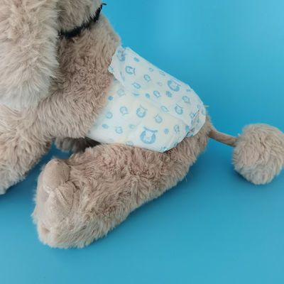 Customized Color Disposable Dog Diapers Magic Tapes and Absorbency