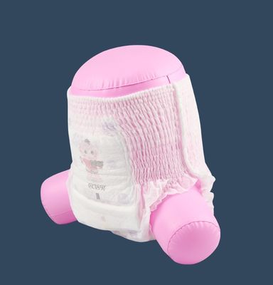 Disposable Baby Panty Diapers Nappies With Soft Breathable Absorption