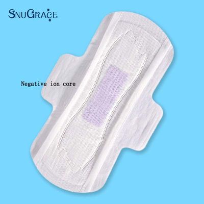 Disposable Women's Sanitary Pads with Super Absorbent Anion Technology Breathable
