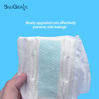 400-1500ml Absorbency SNUGRACE Negative Ion Blue Core Sanitary Pads for Women Free Samples